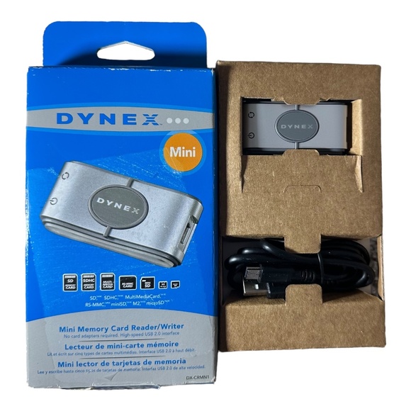 Dynex DX-CRMN1 Mini Memory Card Reader/Writer TESTED - Picture 3 of 3